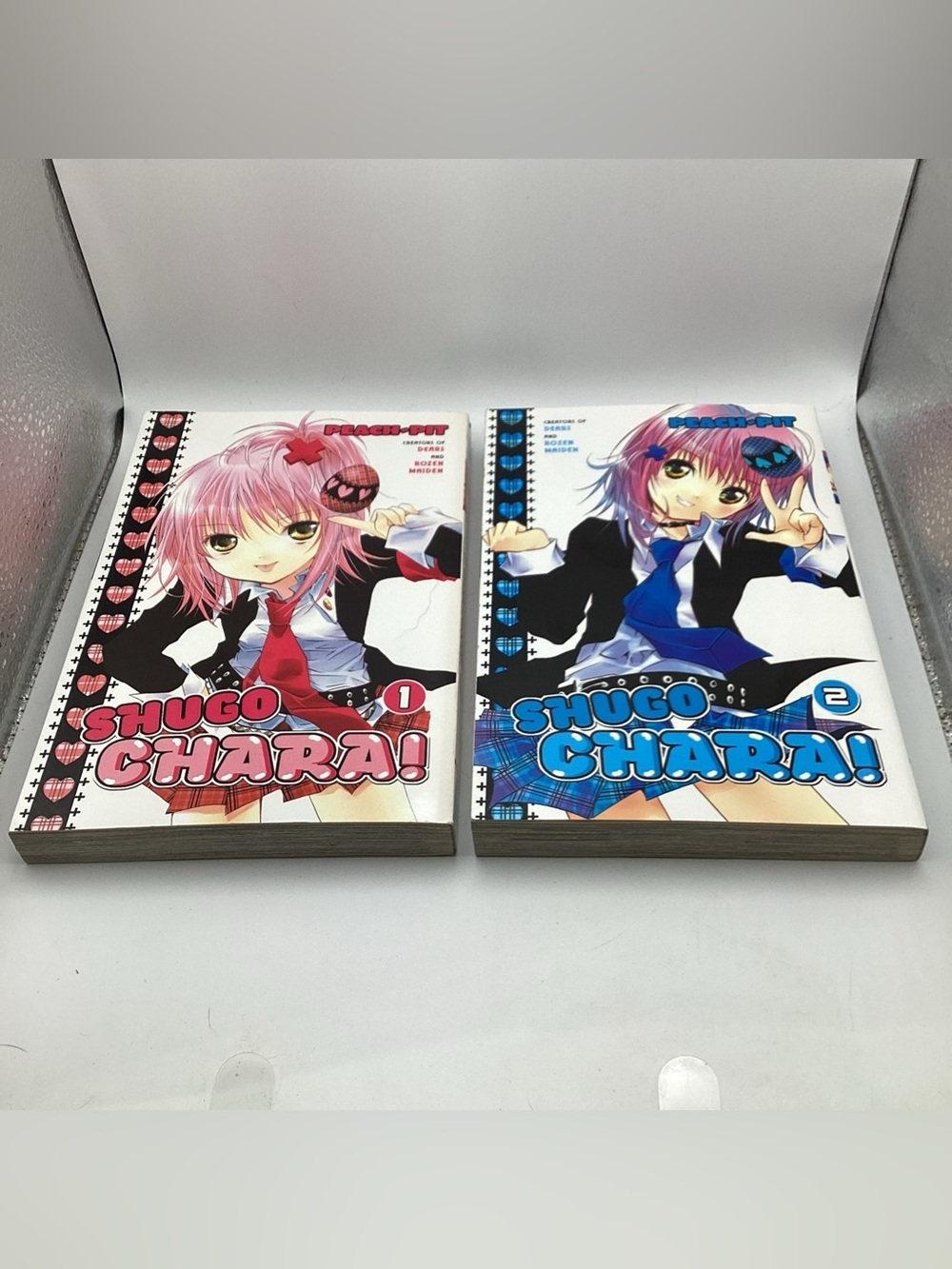 Shugo Chara! Manga Volumes 1 & 2 Peach-Pit